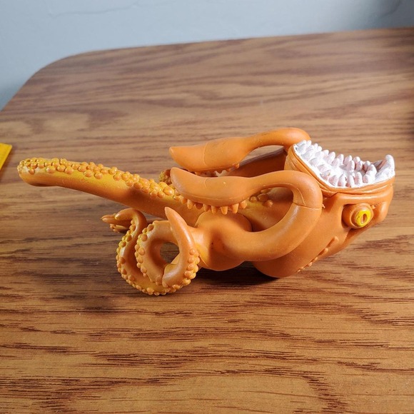 Dave and Busters Other - 2015 Dave And Busters Kraken Sea Monster Isle Punches Orange Squid Figure Toy